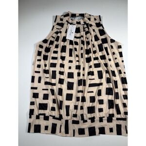 Bon Apple Tea‎ Women's Halter Neck Top Casual Summer Sleeveless Stretch Sz 1X